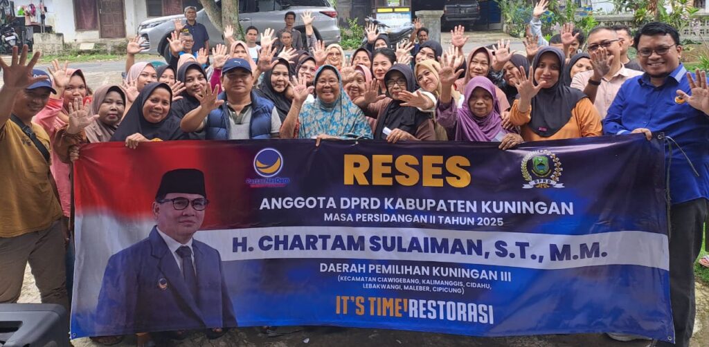Serap Aspirasi Warga, Ketua DPD Nasdem Kuningan H Chartam Sulaiman Gelar Reses di Dapil 3