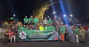 Ansor-Banser Kuningan Hadirkan Posko Mudik Lebaran: Nyaman, Aman, dan Siaga 24 Jam