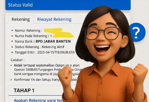 Akhirnya! Nomor Rekening TPG Guru Kuningan Muncul di Info GTK Meski Masih Status 13