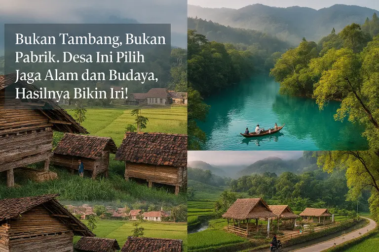 Bukan Tambang, Bukan Pabrik. Desa Ini Pilih Jaga Alam dan Budaya, Hasilnya Bikin Iri!