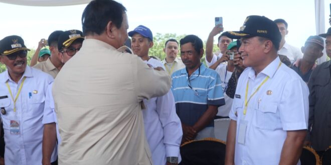 Hadiri Panen Nasional di Majalengka bersama Presiden Prabowo, Bupati Kuningan Tegaskan Komitmen Jaga Ketahanan Pangan