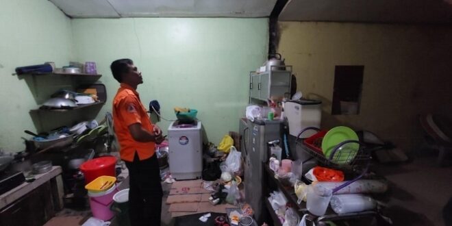 Tanah Amblas di Perumahan Alam Asri Gereba, Satu Rumah Warga Dilaporkan Rusak