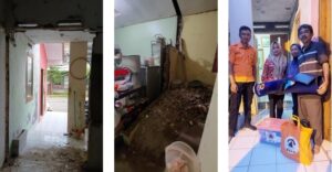 Tanah Amblas di Perumahan Alam Asri Gereba, Satu Rumah Warga Dilaporkan Rusak