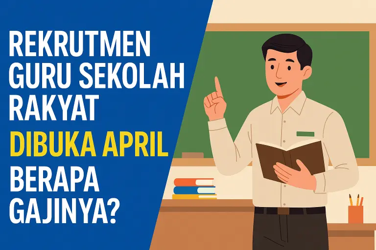 Rekrutmen Guru Sekolah Rakyat Dibuka April, Berapa Gajinya
