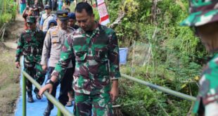 Diinisiasi TNI, Warga Desa Subang Akhirnya Miliki Jembatan Penghubung Dusun