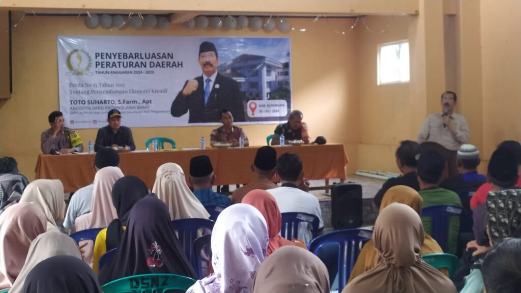 Dorong Ekonomi Kreatif Desa, Legislator Jawa Barat Toto Suharto Sosialisasikan Perda di Rajadanu
