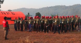 45 Peserta Ikuti Diklatsar Banser Kuningan di Desa Benda