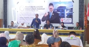 Lewat Sosperda di Ciputat, Toto Suharto Ingatkan Pekerja Informal Harus Dapat Perlindungan