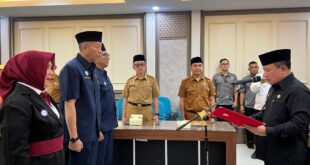 Mantan Ketua NasDem Kuningan Hj Elit Nurlitasari Dikukuhkan jadi Dewas LPPL
