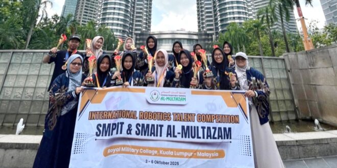 Santri Al-Multazam Raih Enam Gelar Juara Dunia di Ajang Robotika Internasional Kuala Lumpur