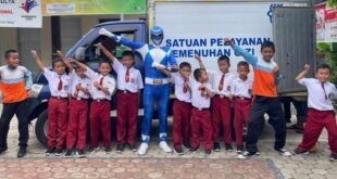 Gebrakan Inovasi SPPG Lengkong, Anak Sekolah Disuguhi Gizi Sehat dan Hiburan Superhero