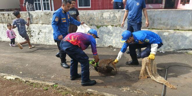 Anjing Liar Resahkan Warga Lengkong, Damkar Kuningan Turun Tangan Evakuasi