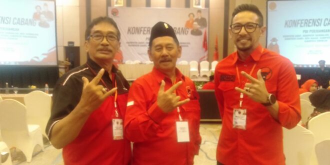 Zul Kembali Pimpin DPC PDIP Kuningan, Ridho Suganda Jabat Bendahara