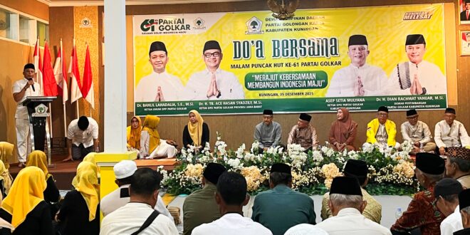Doa Bersama hingga Santunan Warnai Puncak HUT ke-61 Golkar di Kuningan