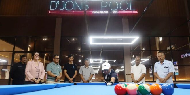 D’Jons Pool Family Billiard N Café Diresmikan, Bupati Dian: Dari Hobi Jadi Industri Olahraga