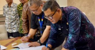 Inovasi Tanpa APBD, Pemkab Kuningan Gandeng Bank Kuningan Percantik Taman Setda