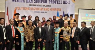 Wisuda Perdana Poltekes KMC Kuningan, Lulusan D3 Fisioterapi dan Gizi Langsung Masuk Kerja