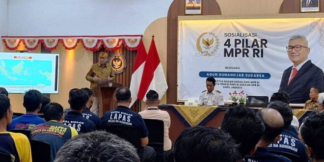 Momentum Ramadan, Agun Gunandjar Sudarsa Berikan Motivasi NKRI kepada 150 Warga Binaan Lapas Kelas IIA Kuningan