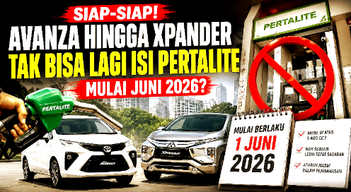 Siap-siap! Avanza hingga Xpander Tak Bisa Lagi Isi Pertalite Mulai 1 Juni 2026?