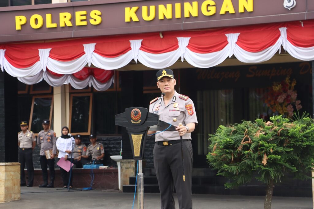 Kapolres Kuningan Kenalkan Jargon “BAGEUR”, Jadi Landasan Budaya Kerja dan Pelayanan kepada Masyarakat