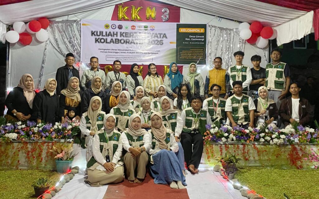 Sebulan Mengabdi di Desa Gewok, Mahasiswa KKN Kolaboratif 3 Pulang Bawa Kenangan