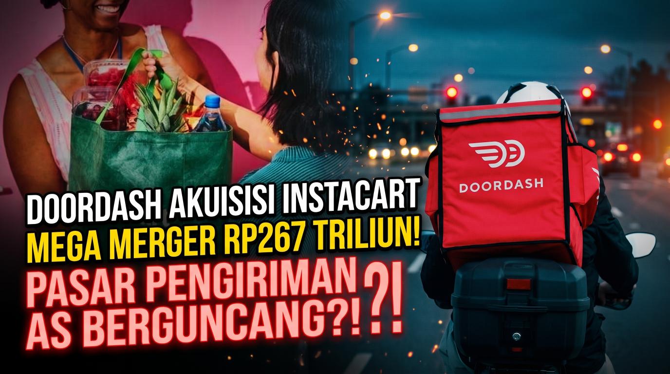 Ekspansi Ambisius, DoorDash Akuisisi Instacart Seharga Rp267 Triliun