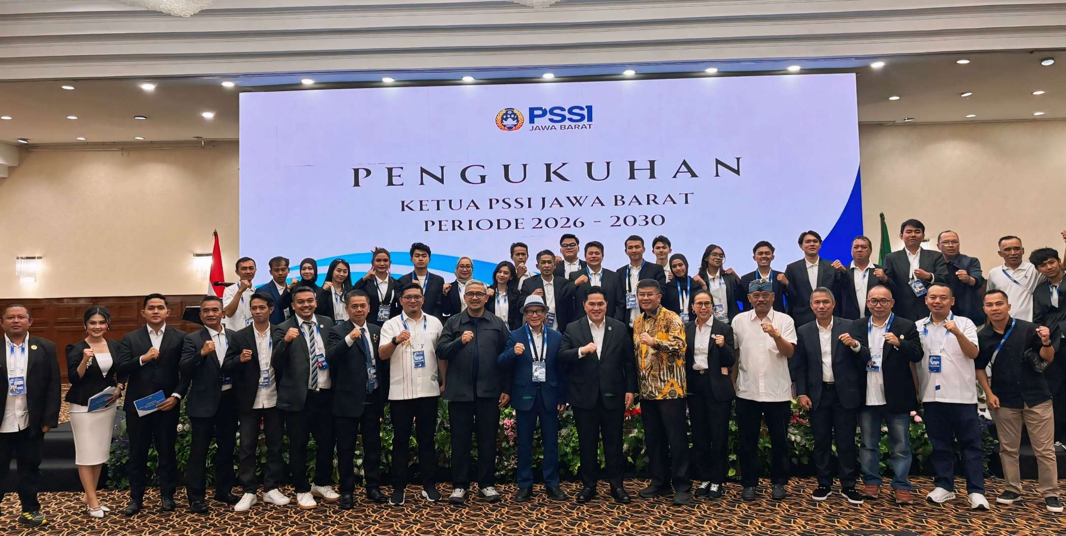 Buky Wibawa Dikukuhkan Jadi Ketua PSSI Jabar, Thony PROTON FC Kuningan Optimistis Sepak Bola Makin Maju