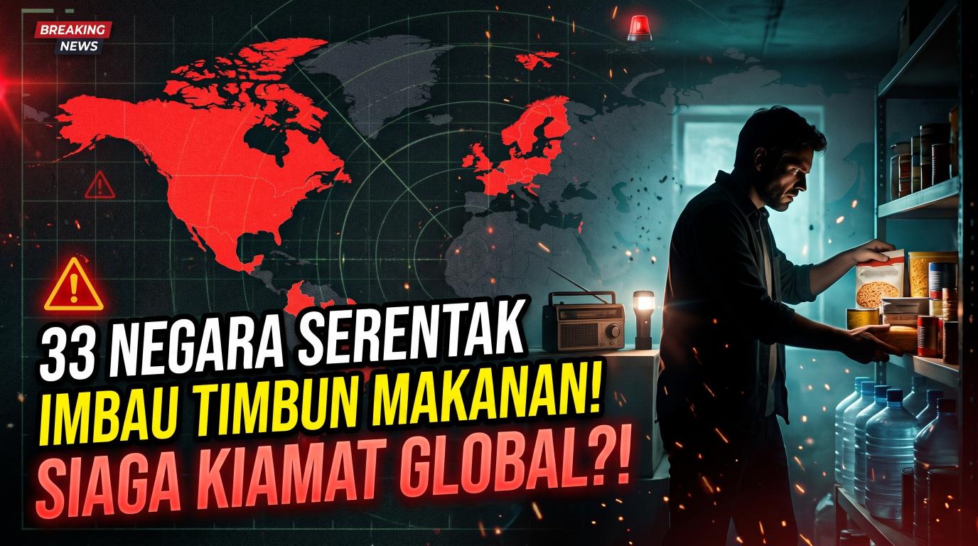 Siaga Kiamat Global? 33 Negara Serentak Imbau Warganya Timbun Makanan